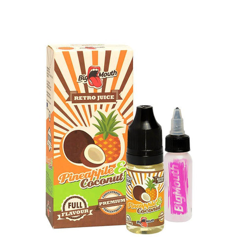 Big Mouth Retro Juice PINEAPPLE and COCONUT – 10ml