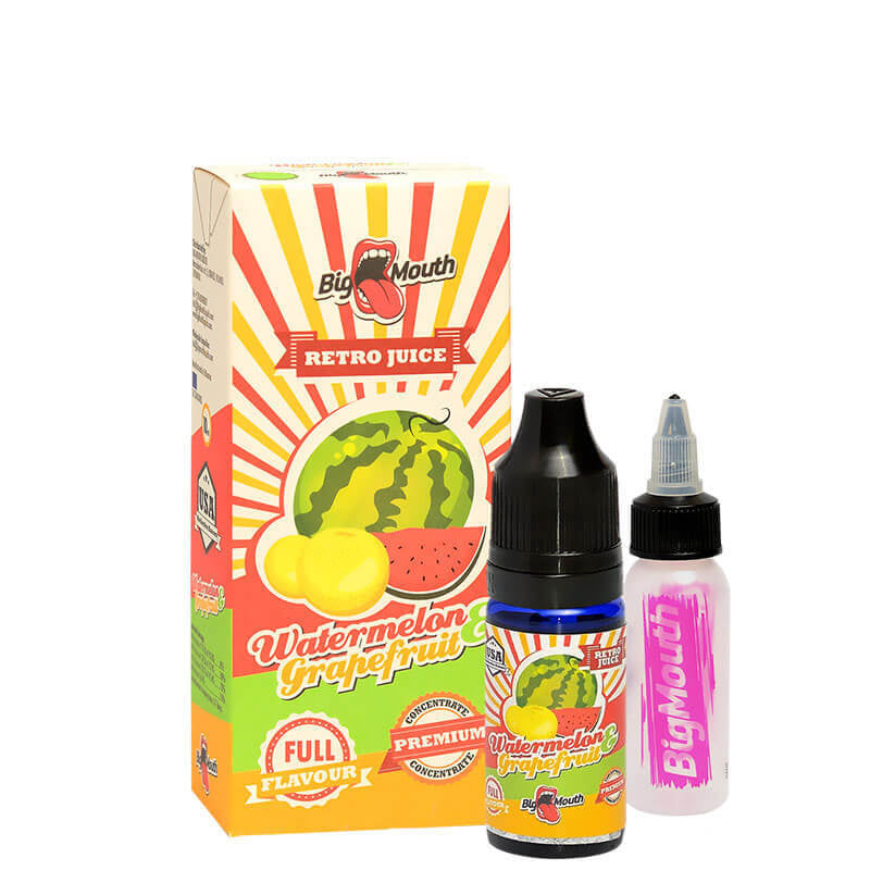 BigMouth Retro Juice - WATERMELON and GRAPEFRUIT - 10ml