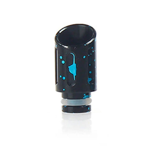 Driptip Series 511 Aluminum Splash Drip Tip – Blue/Black