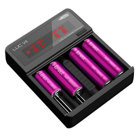 Efest LUC V4 LCD and USB 4 Slots Charger