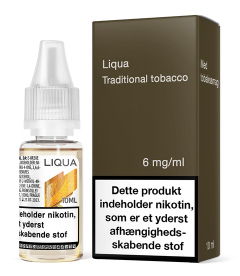 Liqua Traditional Tobacco – 6mg