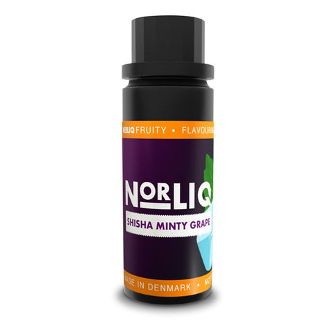 Notes of Norliq Shisha Minty Grape – 100ml