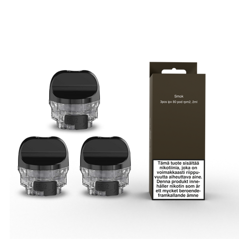 Smok IPX 80 RPM 2 Empty Pods 2 ml – 3 stk.