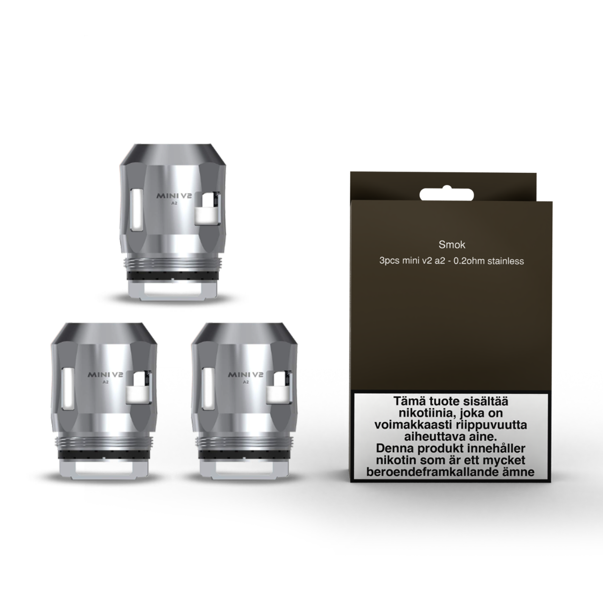 Smok Mini V2 A2 SS Coil 0.2Ω – 3 stk.