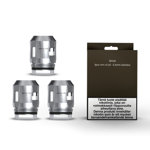 Smok Mini V2 A2 SS Coil 0.2Ω – 3 stk.