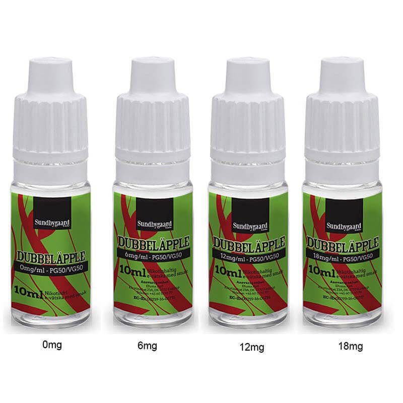 Sundbygaard Dubbel Äpple - 10ml – 0mg