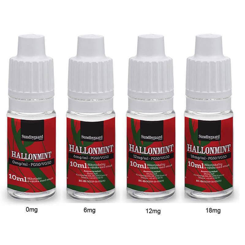 Sundbygaard Hindbærmint - 10ml – 0mg
