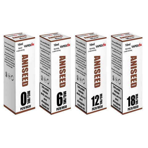 Vapeson Aniseed PG70/VG30 – 10ml
