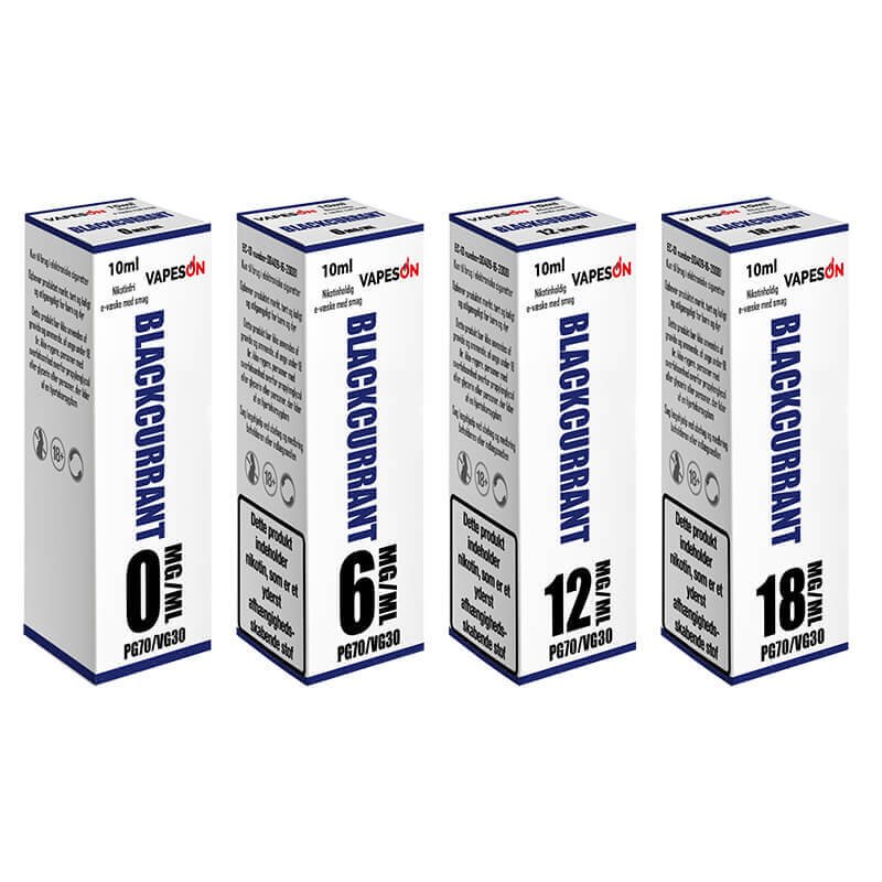 Vapeson Blackcurrant PG70/VG30