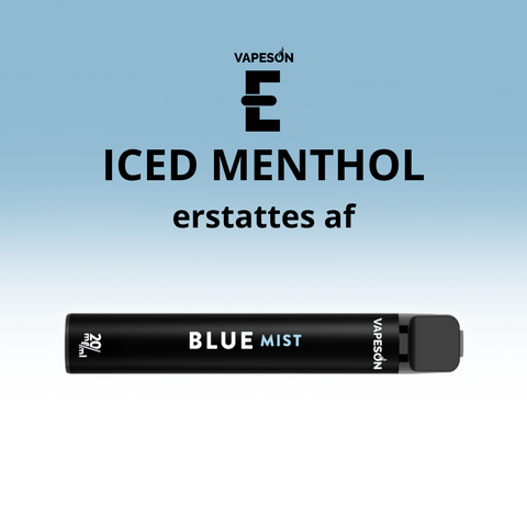 Vapeson E Blue Mist engangs e-cigaret 20 mg/ml